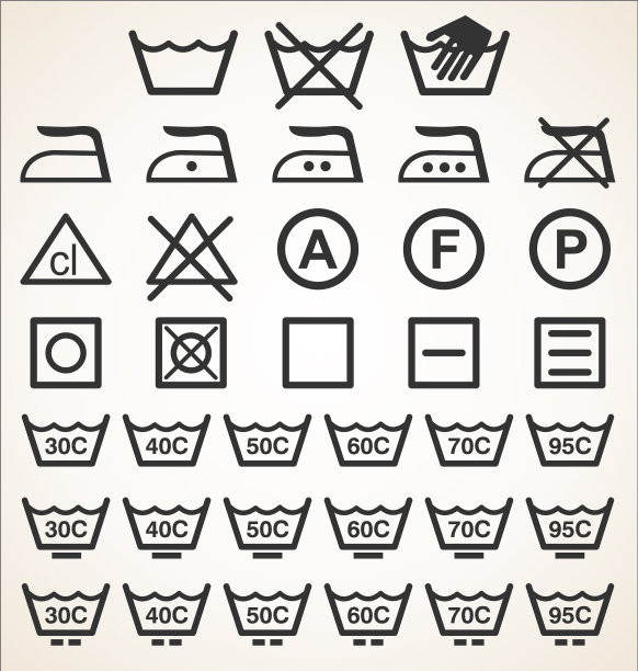 水洗标志简约现代系列黑色图片下载