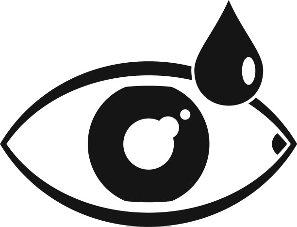 医用滴眼液图标简约风格图片下载