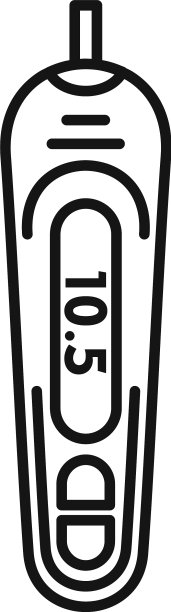 血糖仪图标轮廓样式图片下载