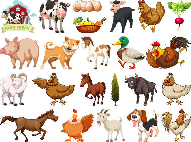 集农场元素图片下载