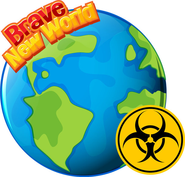 字体设计为美丽新世界在白色图片下载