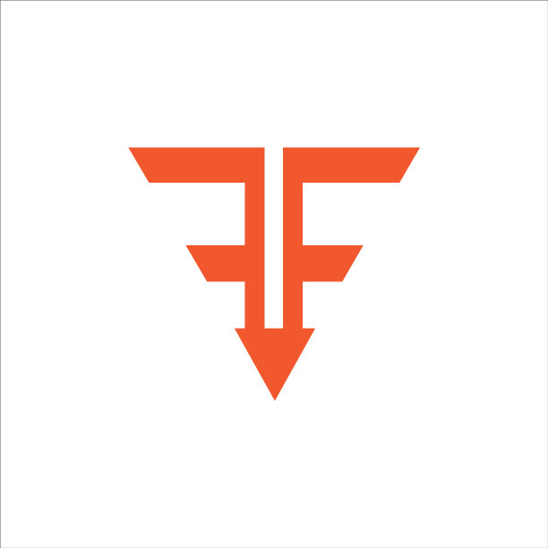 首字母ff或f标志设计模板图片下载