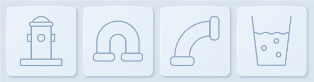 设置消火栓行业金属管道线路图片下载