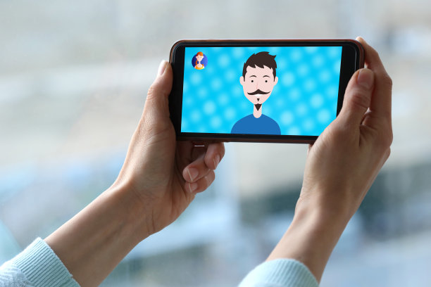 视频电话。图片下载