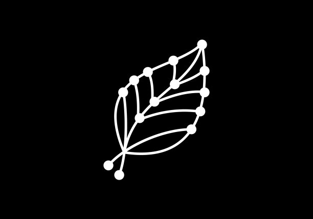 创意叶科技标志设计模板图片下载