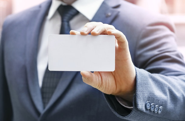 展示名片的手图片下载