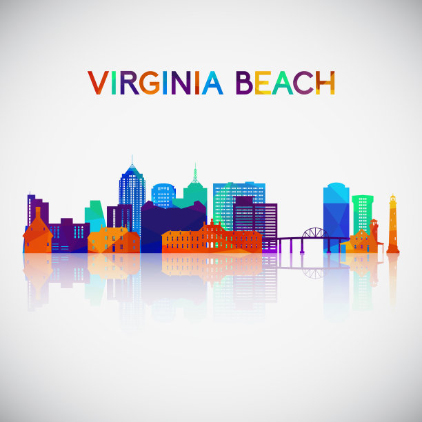 弗吉尼亚海滩轮廓图片下载