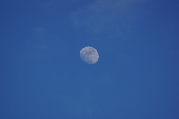 月11日晚上的月盈图片下载