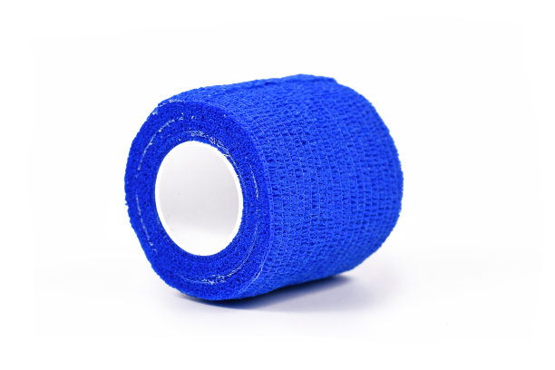 蓝色自粘医用弹性绷带图片下载