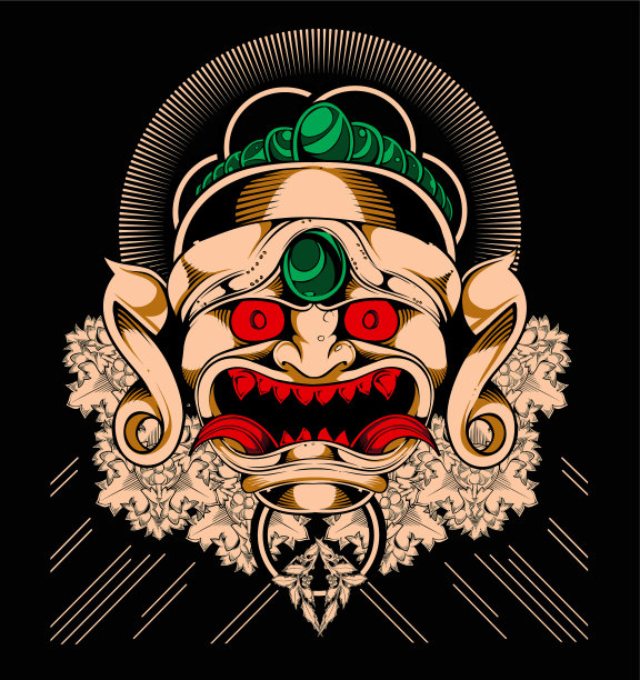 邪恶的面具图片下载