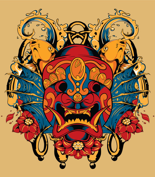 有翼的面具图片下载