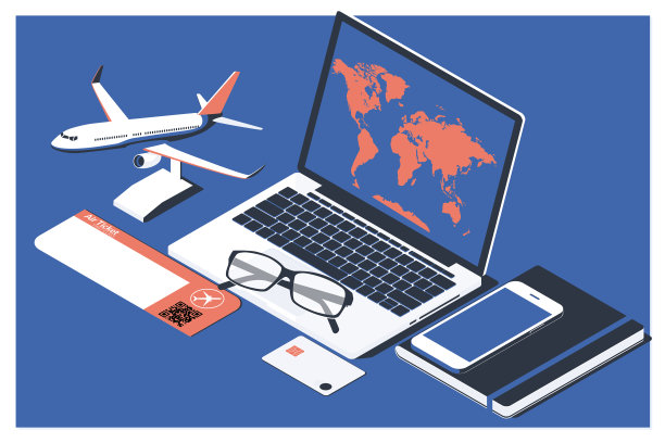 网上购票的概念图片下载