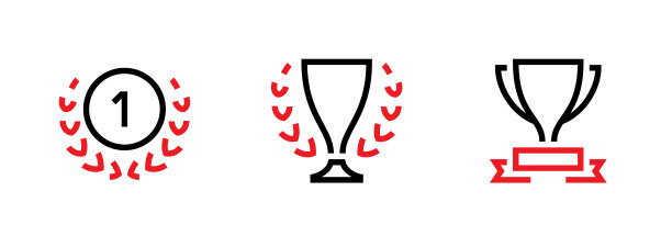 设置三个杯子图标可编辑线图片下载