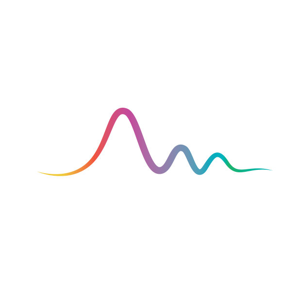 音浪线条Logo模板图片下载