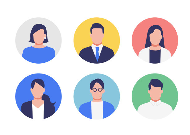 商务人士头像集图片下载