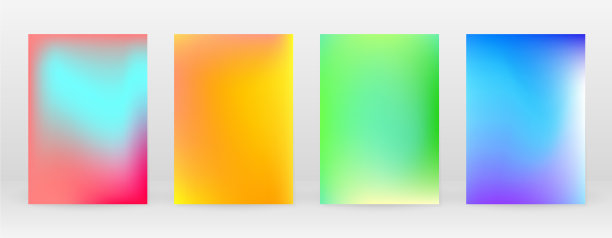 柔和的彩色彩虹渐变设置颜色背景图片下载