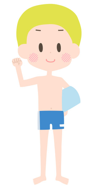 喜欢游泳的男孩图片下载