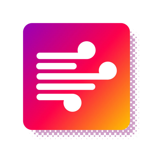 白色风图标孤立在白色背景图片下载