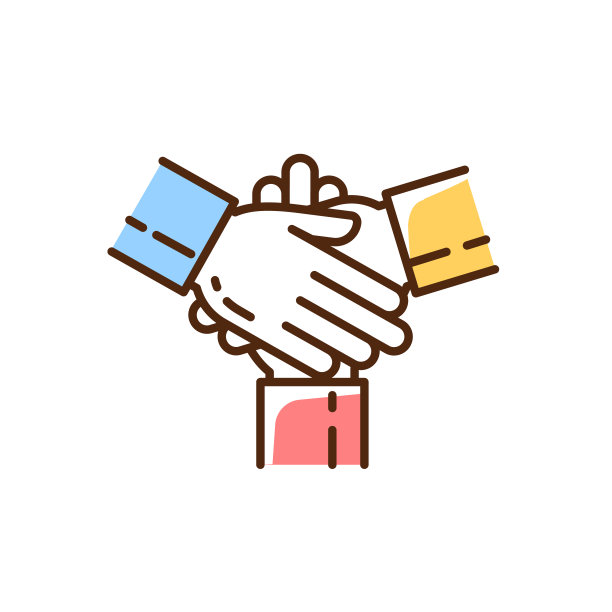 友好合作RGB彩色图标图片下载