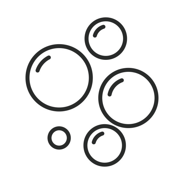 气泡图标矢量设计插图图片下载