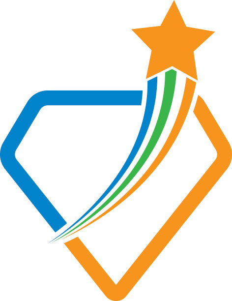 钻石星标志图标设计图片下载