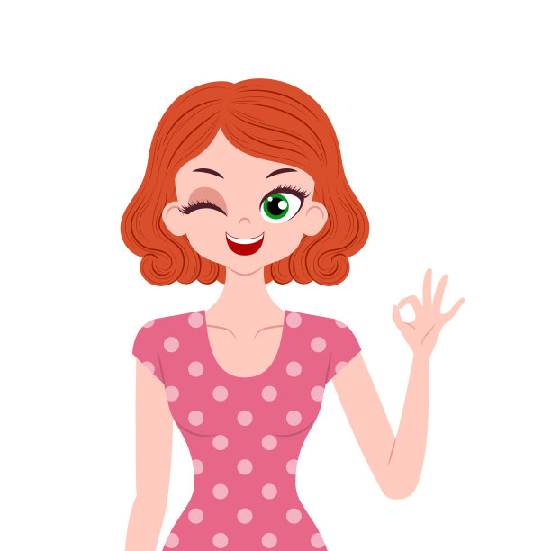 年轻女性角色图片下载