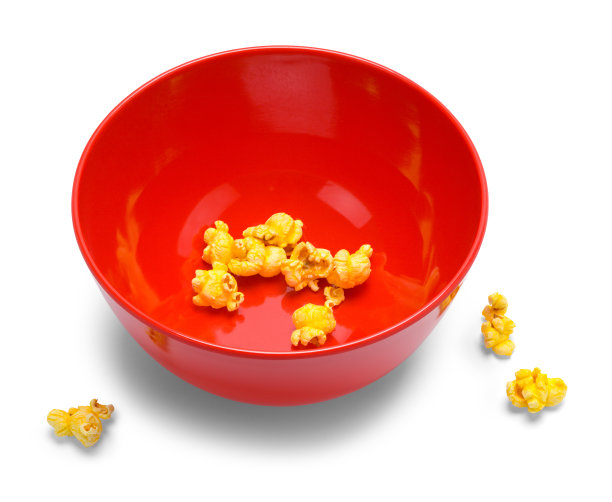 空的爆米花的碗图片下载