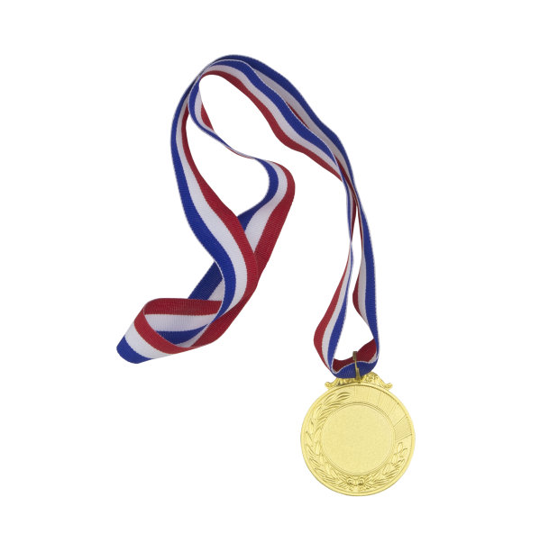 金牌与丝带隔离图片下载