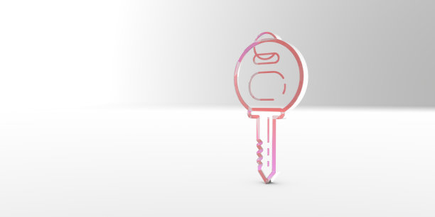 三维，轮廓键图标。3D渲染，3D渲染。图片下载