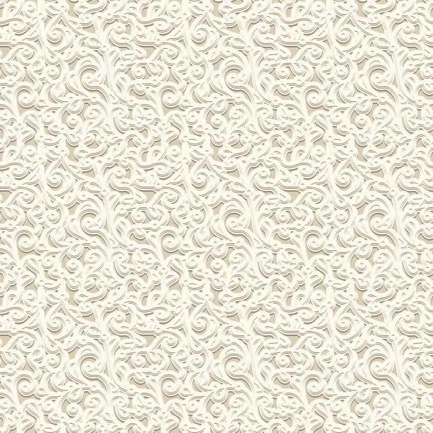 带有压花漩涡的复古图案图片下载