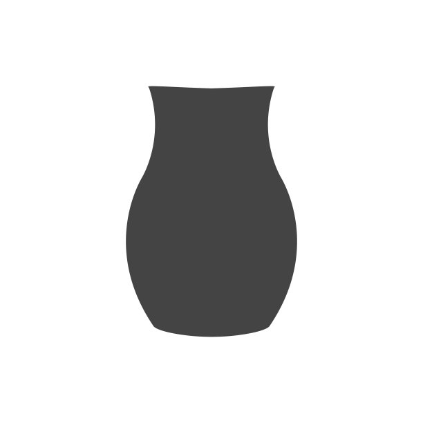 Jug图标在白色孤立的背景图片下载