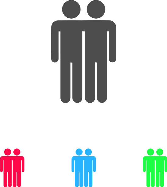 最好的朋友图标平图片下载