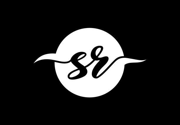 首字母sr标志设计模板图片下载