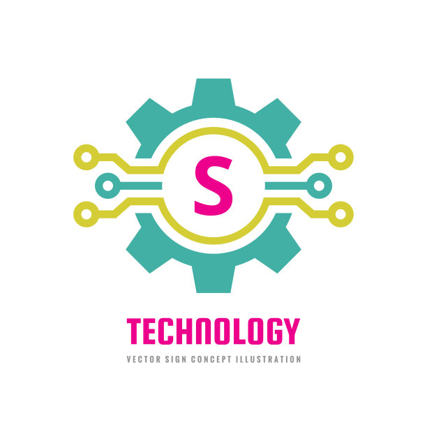 技术字母s标志模板概念图片下载