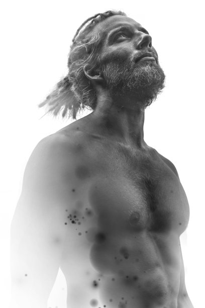 肖像与数字图形相结合图片下载