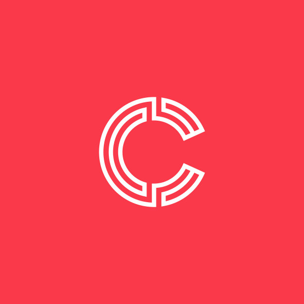 字母c标志创意线艺术字母c标志图片下载