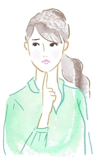 水彩风格插图的一个美丽的女人图片下载