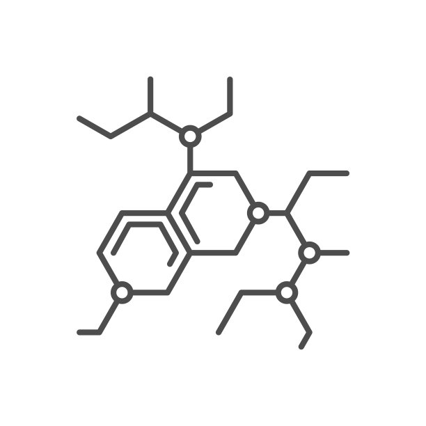 分子相关的细线图标图片下载