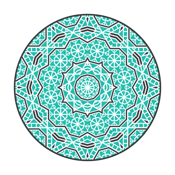 亚洲几何曼荼罗图片下载