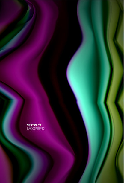 液体梯度抽象背景色波图片下载