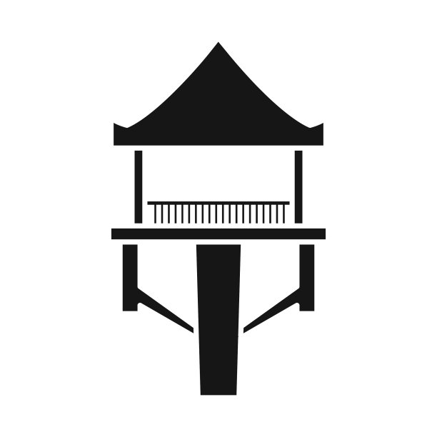 高跷和木头符号图片下载