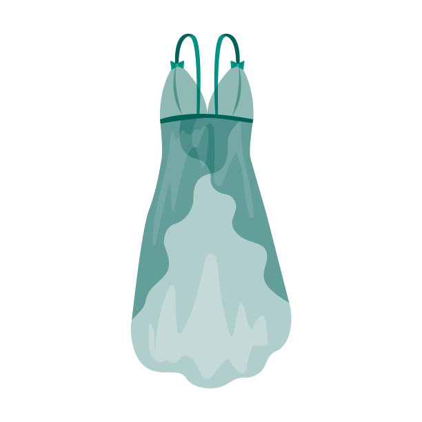 Peignoir icon卡通图标孤立图片下载