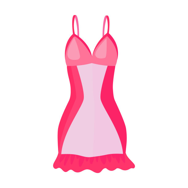 Peignoir icon卡通图标孤立图片下载