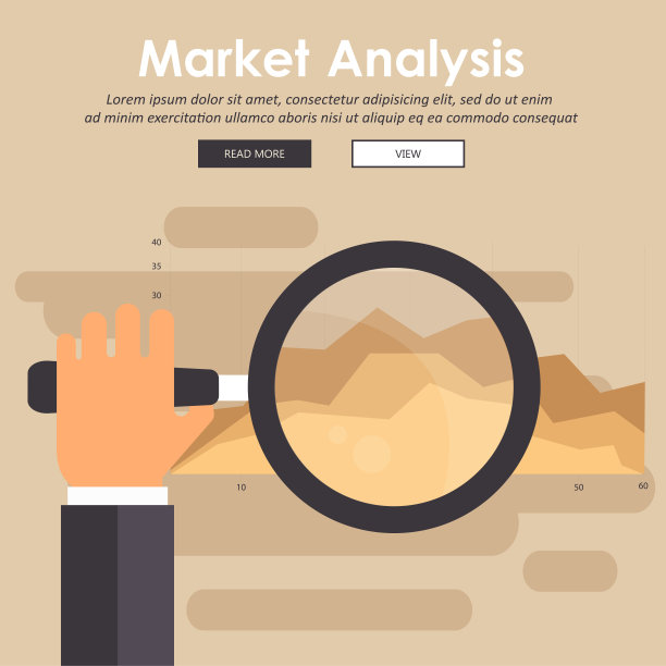 市场分析。股票图表标识。货币交易图。外汇市场图。看涨和看跌的价格趋势概念。平面向量插图图片下载