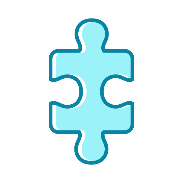 拼图-拼图图标设计模板图片下载