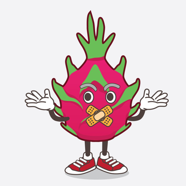 龙果卡通吉祥物人物制作图片下载