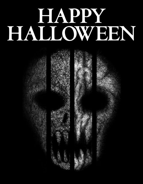 怪兽头的拼贴画图片下载