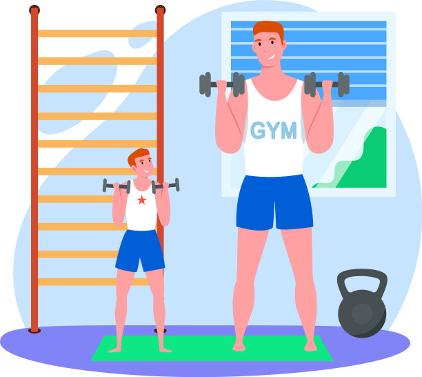 父亲时间与儿子卡通图片下载