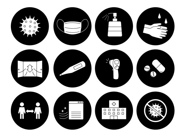 传染病防治图标图片下载