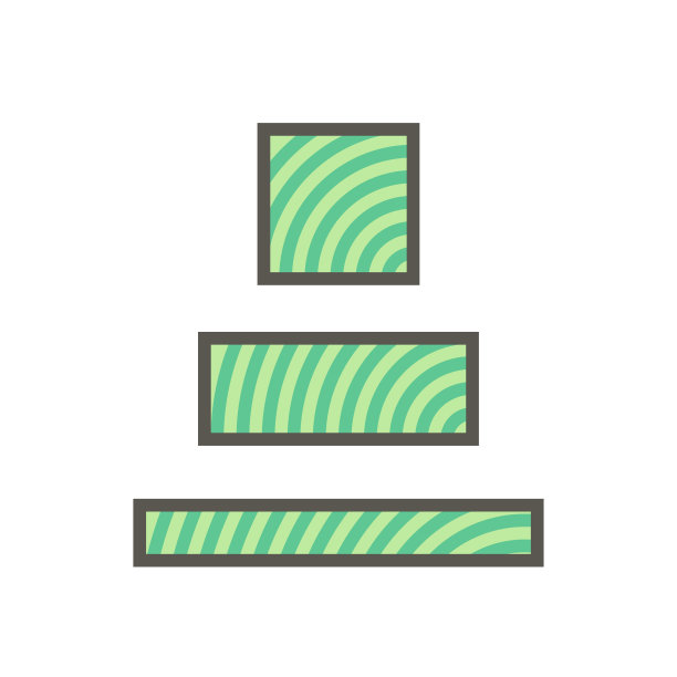 木材或木材图标。图片下载